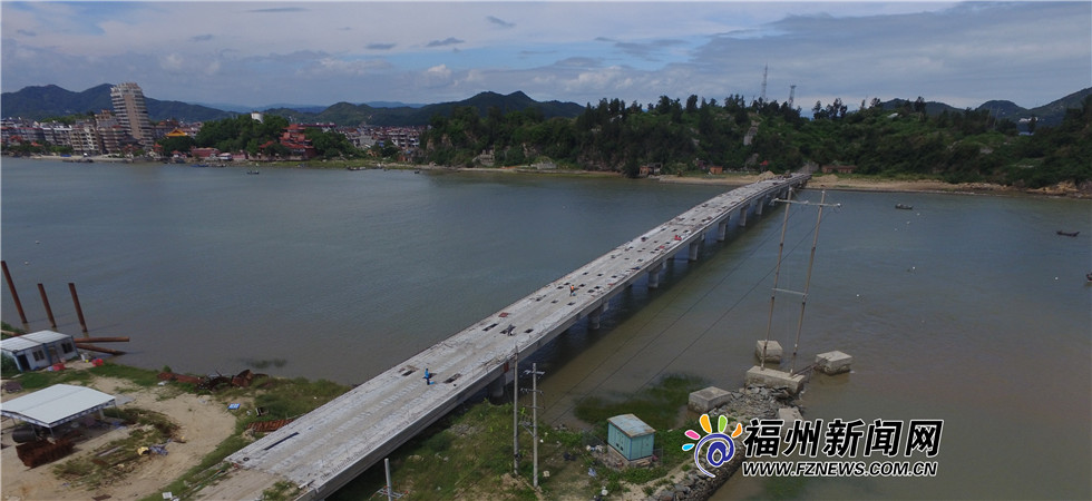 政府和岛民共建“连心桥” 壶江大桥预计10月底通车