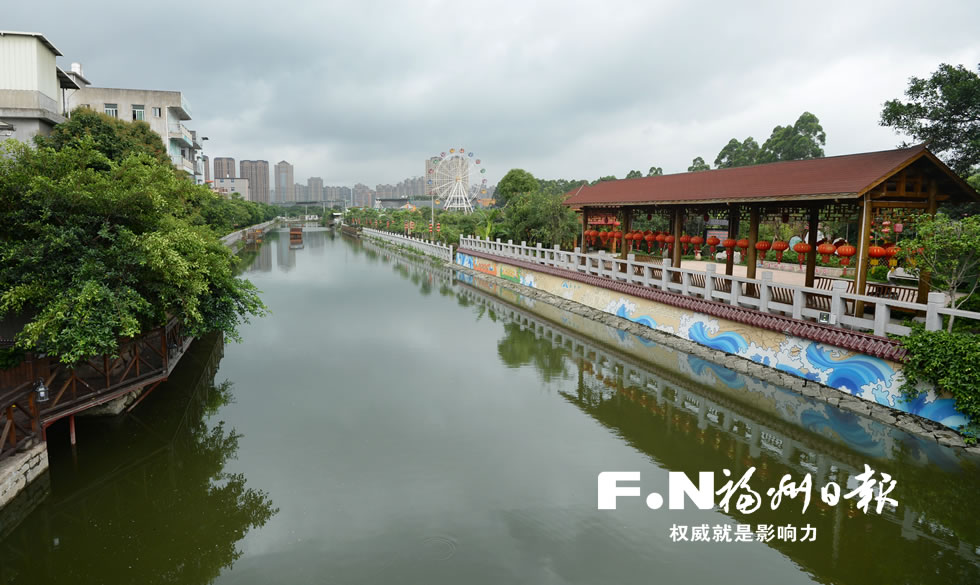 美丽的长乐区营前街道长安村古河港(资料图片)