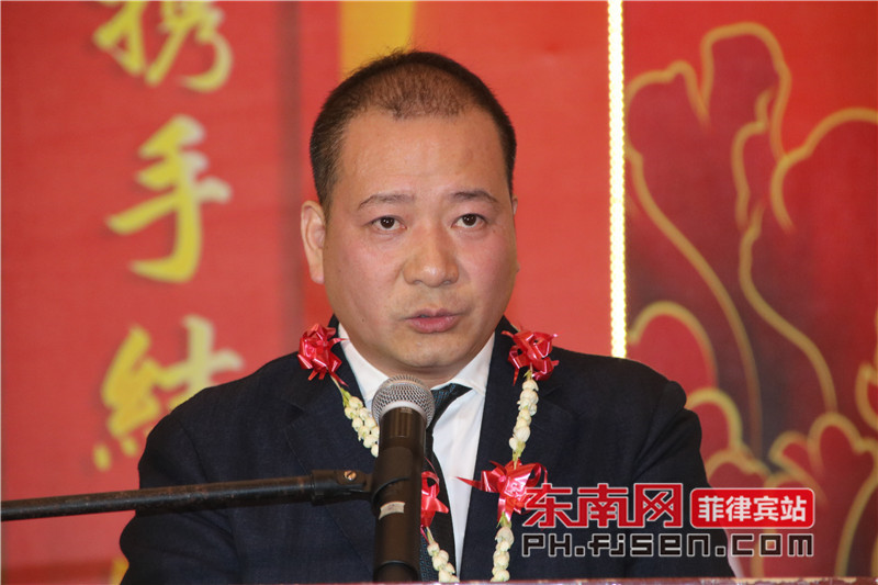 菲律宾中国商会会长洪及祥担任主讲人.